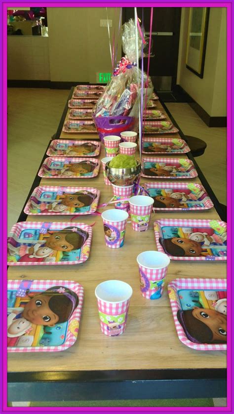 Doc Mcstuffin Table Set