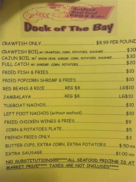 dock of the bay seafood restaurant