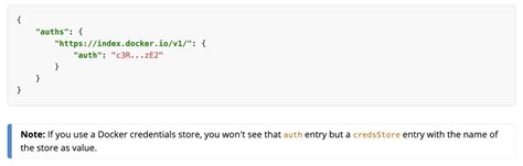 docker config json proxy example