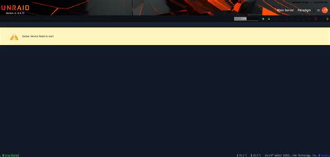 docker service failed to start unraid