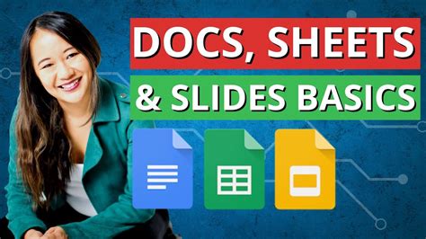 Docs Sheets And Slides You Create