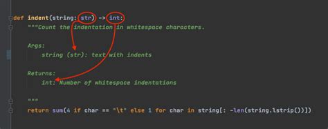 docstring python code