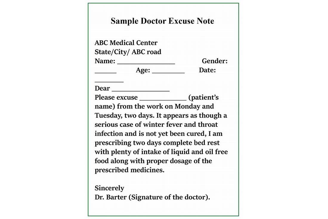 doctor's note misuse
