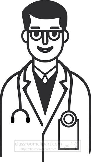 doctor clipart outline