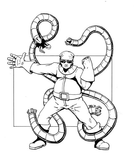 doctor octopus coloring pages