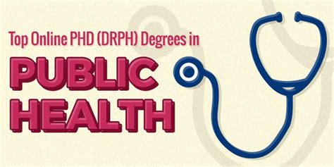 doctorate in public health online degree