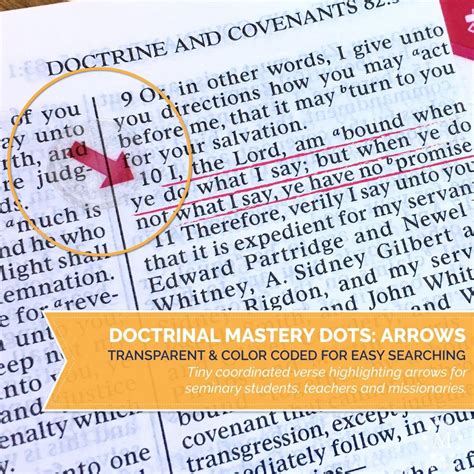 Doctrinal Mastery Color Code Printable