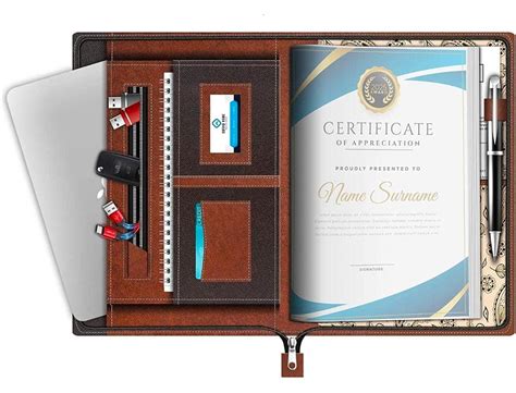 Document File Folder For Certificates