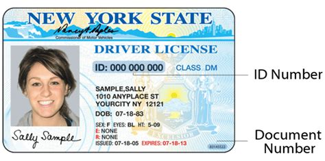document number on id ny