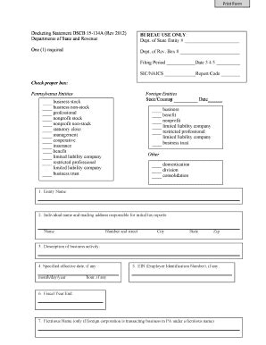 documents required for 134a form