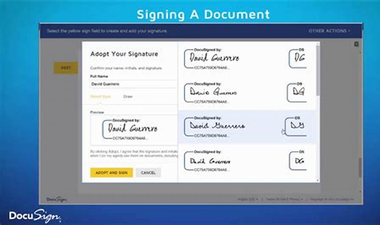 DocuSign In-Person Signing: A Comprehensive Guide