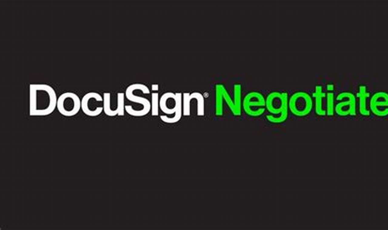 DocuSign Negotiate: Enhance Collaboration and Streamline Negotiations
