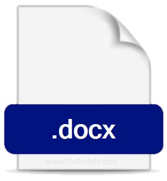 docx file extension is associated with what program
