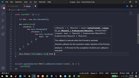 docx file type in javascript