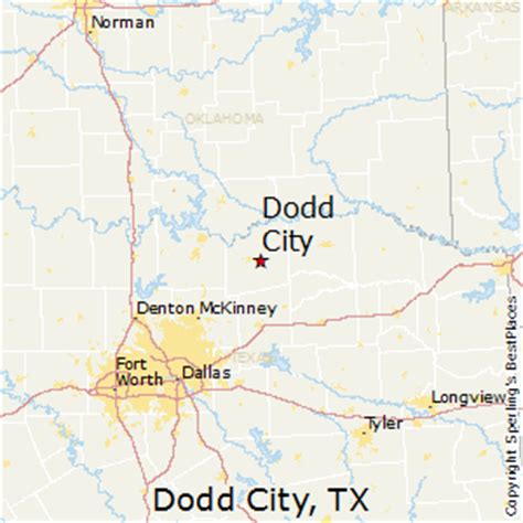 Dodd City Texas Map