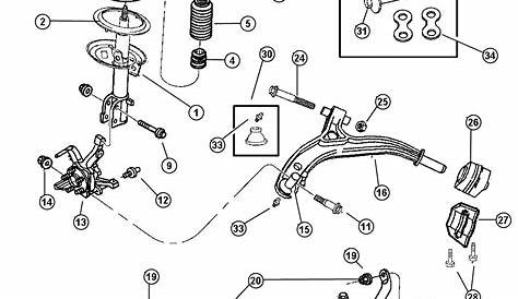Dodge Ram Suspension Parts Diagram 1500 Crossmember. Front . With