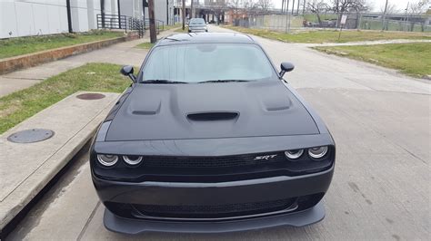 dodge challenger black hood black roof