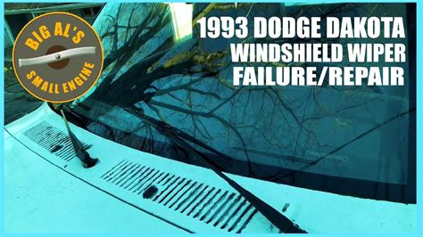 Dodge Dakota Windshield Wiper Problems