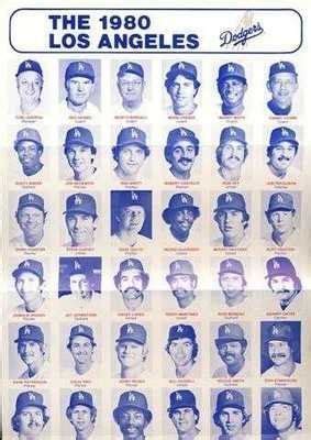 dodgers roster 1980