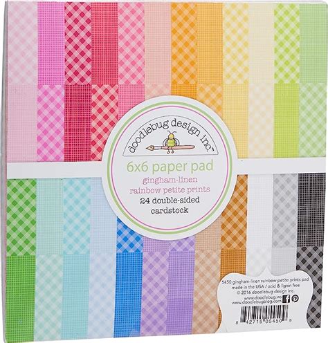 Dodlebug Gingham-Linen 6X6 Paper Pack