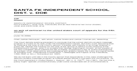 doe v. santa fe independent school district