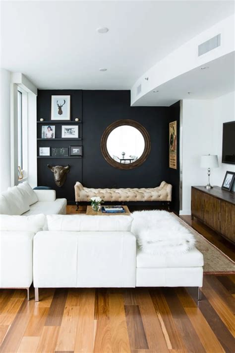 10 Living Rooms with Dark Walls Perfect for Hibernating from the Cold