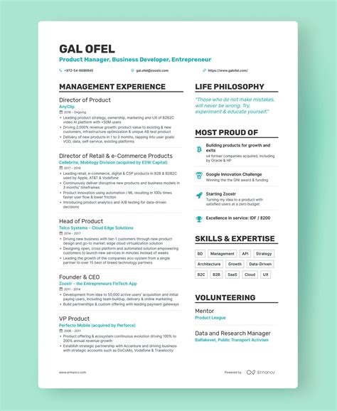 1 Page Cv / Simple Resume with One Page.doc Writer