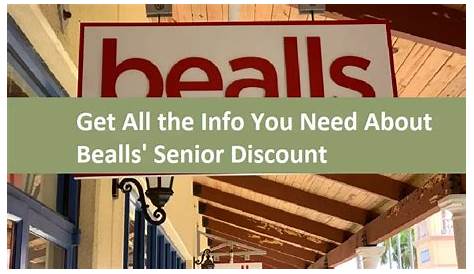 Does Bealls Offer Senior Discounts?