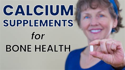 does calcium supplements help osteoporosis