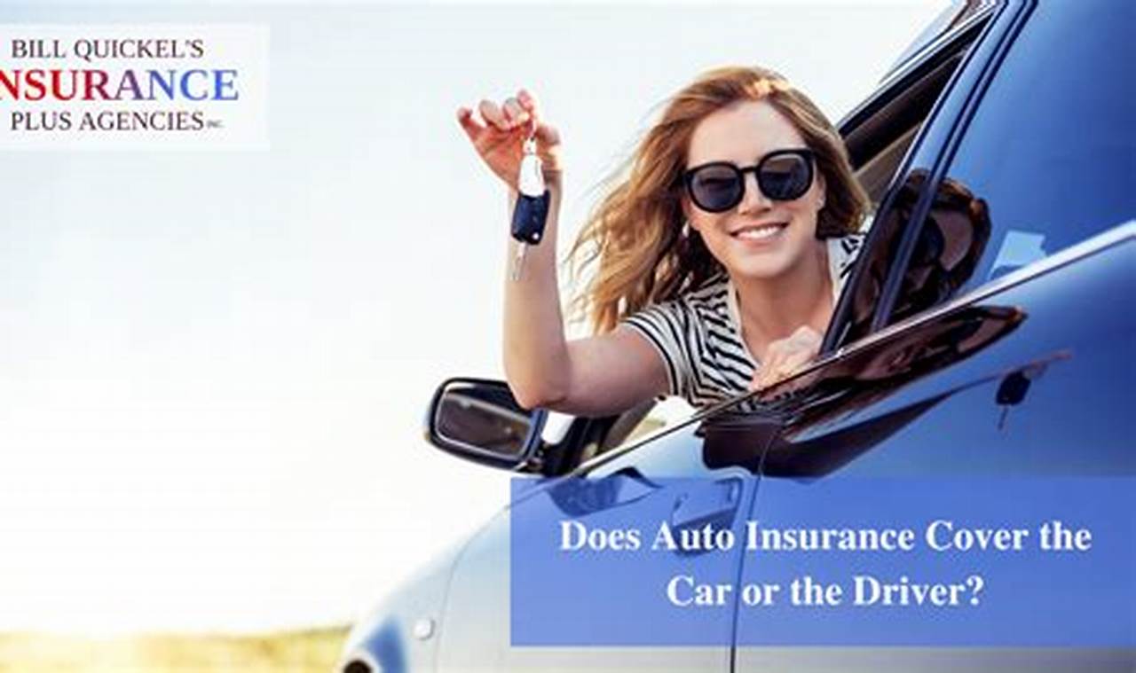 does car insurance cover the car or the driver