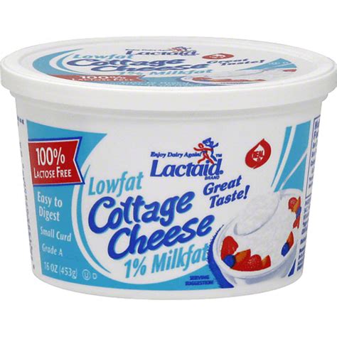 Lactaid Lactose Free Lowfat Small Curd Cottage Cheese 16 oz Shipt