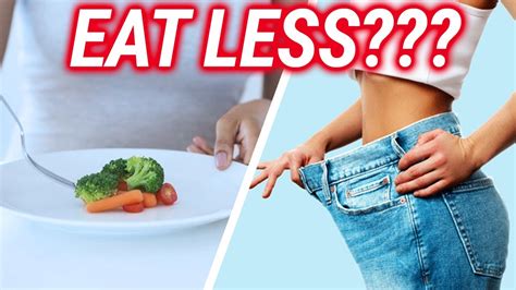 does eating less cause weight loss