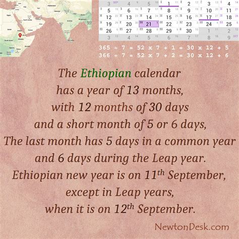 Does Ethiopia Use A Different Calendar