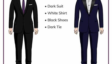 Does Formal Attire Mean A Tie Black Dress Code