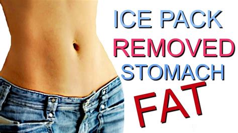 does ice packs help lose belly fat