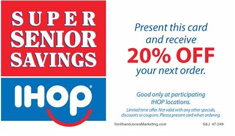 Does IHOP Offer A Senior Discount?