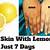 does lemon juice lighten skin permanently