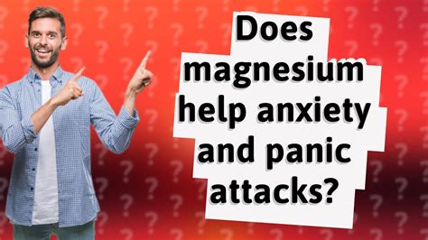 does magnesium help anxiety