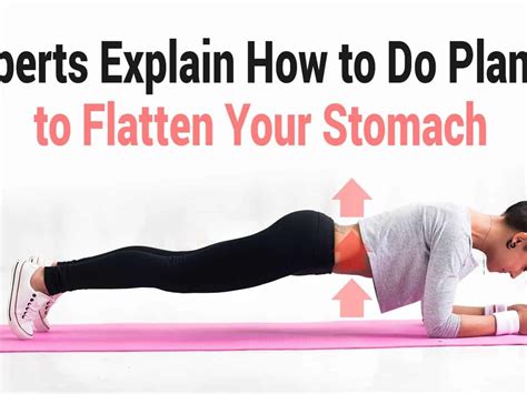 does planking help lose belly fat