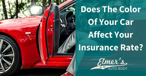 Does The Color Of Your Vehicle Affect Your Insurance