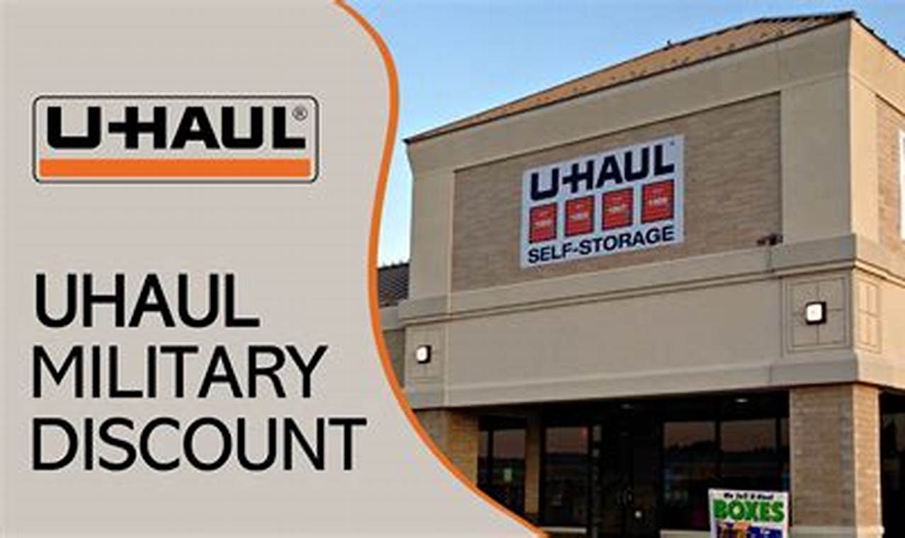 does uhaul have military discount