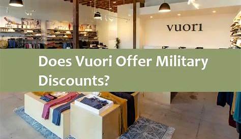 Does Vuori Have Military Discount?