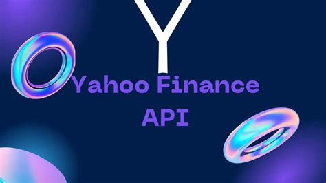 Does Yahoo Finance Have An Api?