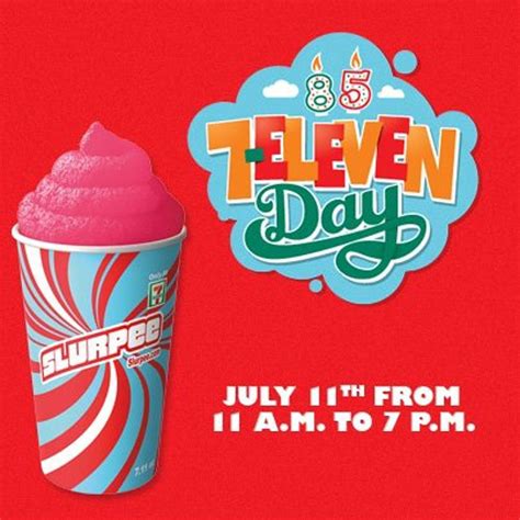 does 7 11 have free slurpees today