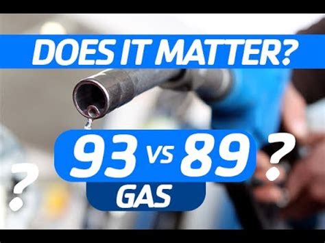 Does 89 Gas Make A Difference