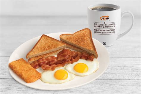 Does A And W Serve Breakfast