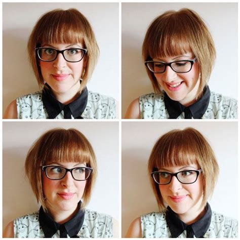  79 Stylish And Chic Does A Fringe Work With Glasses Hairstyles Inspiration