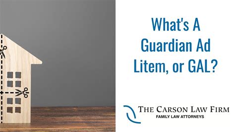does a guardian ad litem have to be a lawyer
