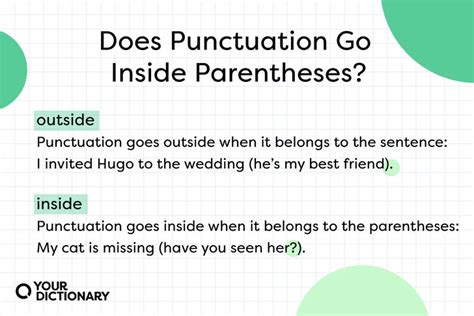 does a question mark go inside parenthesis