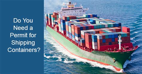 Does A Shipping Container Need A Permit